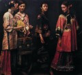 Beauties for the Road 1988 Chinese Chen Yifei Girl